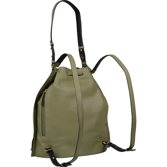 Burkely Keen Keira Two Way Bag Convertible Leather Backpack Bucket Bag - Picture 2 of 6